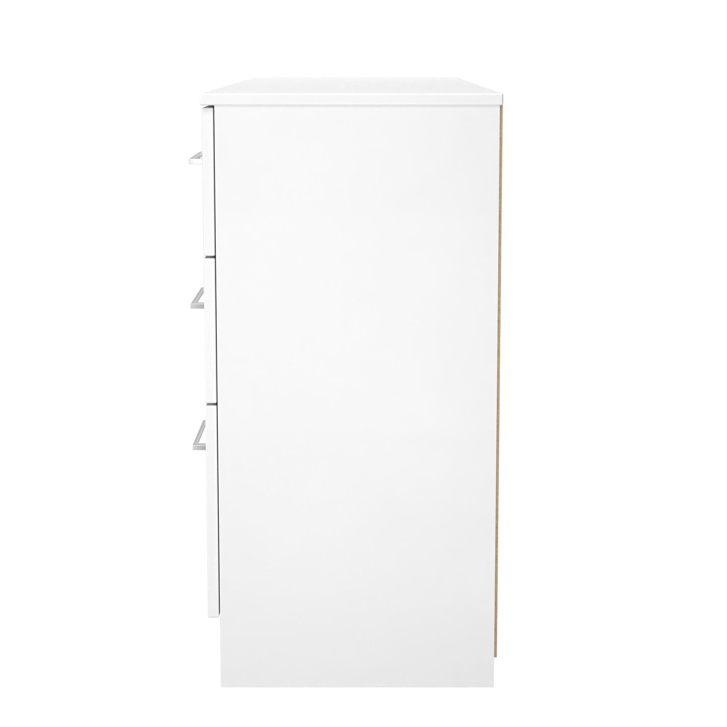 Worcester Desk White 6 Drawers 125cm