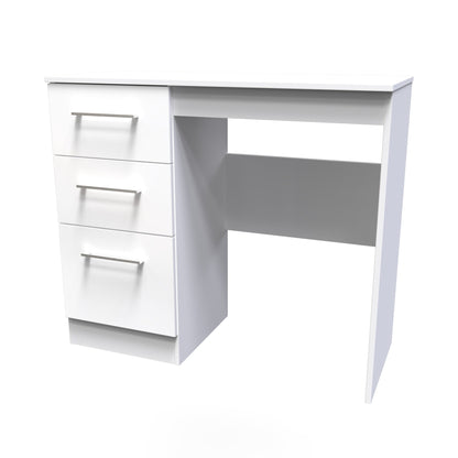 Worcester Desk White 3 Drawers 90cm