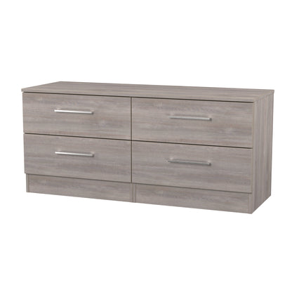 Worcester Large Chest of Drawers Light Grey 4 Drawers 110cm