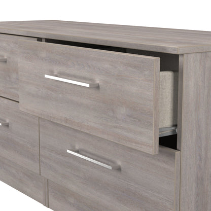 Worcester Large Chest of Drawers Light Grey 4 Drawers 110cm