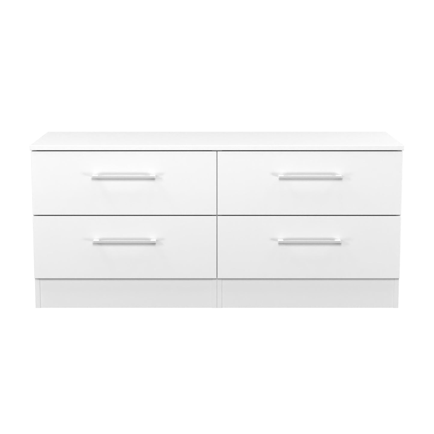 Worcester Large Chest of Drawers White 4 Drawers 110cm
