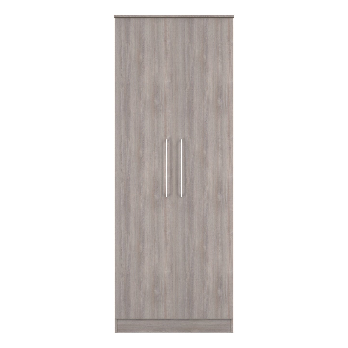 Worcester Tall Wardrobe Light Grey 2 Doors 1 Shelf 74cm
