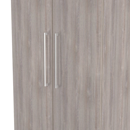 Worcester Tall Wardrobe Light Grey 2 Doors 1 Shelf 74cm