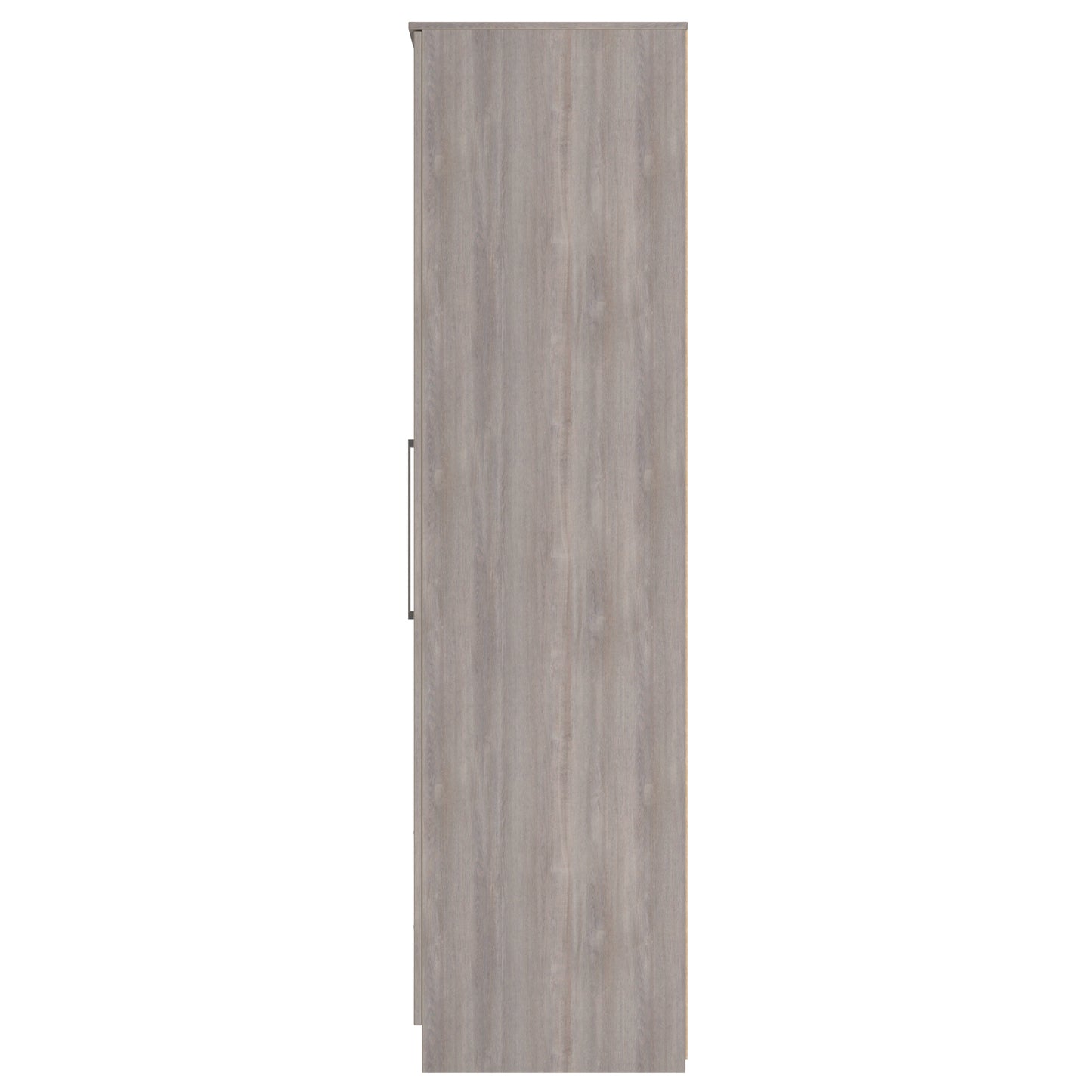 Worcester Tall Mirror Wardrobe Light Grey 2 Drawers 111cm
