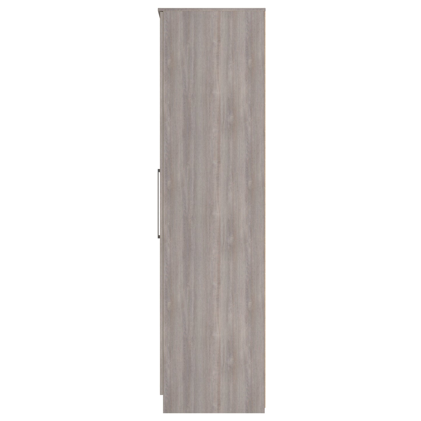 Worcester Tall Mirror Wardrobe Light Grey 111cm