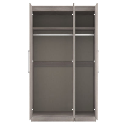 Worcester Tall Mirror Wardrobe Light Grey 111cm