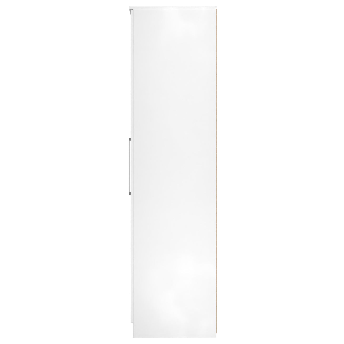 Worcester Tall Mirror Wardrobe White 111cm