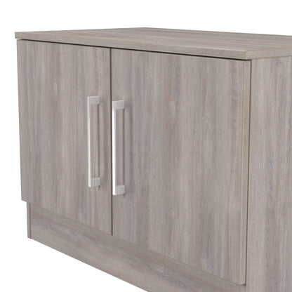 Worcester TV Unit Light Grey 2 Doors 74cm