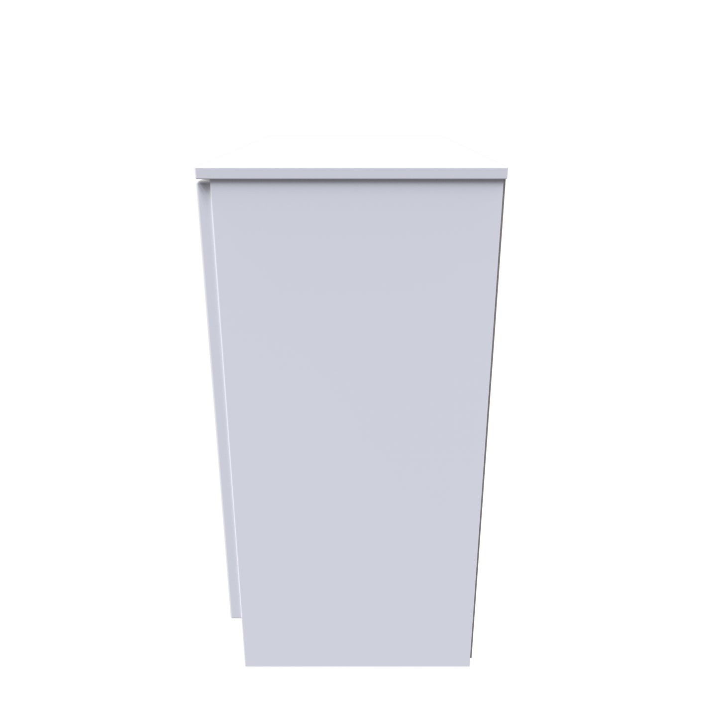 Worcester Cabinet Black & White 2 Doors 1 Shelf 74cm