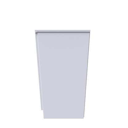 Worcester Cabinet Black & White 2 Doors 1 Shelf 74cm