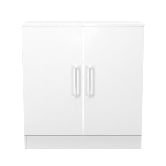 Worcester Cabinet White 2 Doors 1 Shelf 74cm