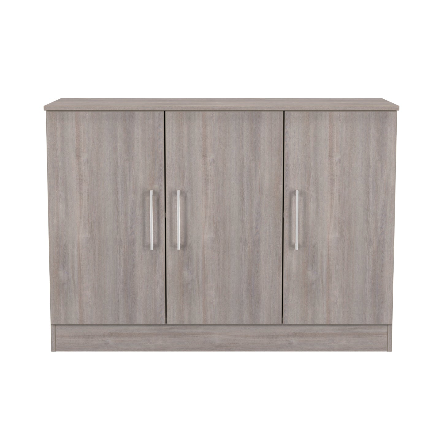 Worcester Large Sideboard Light Grey 3 Doors 1 Shelf 110cm