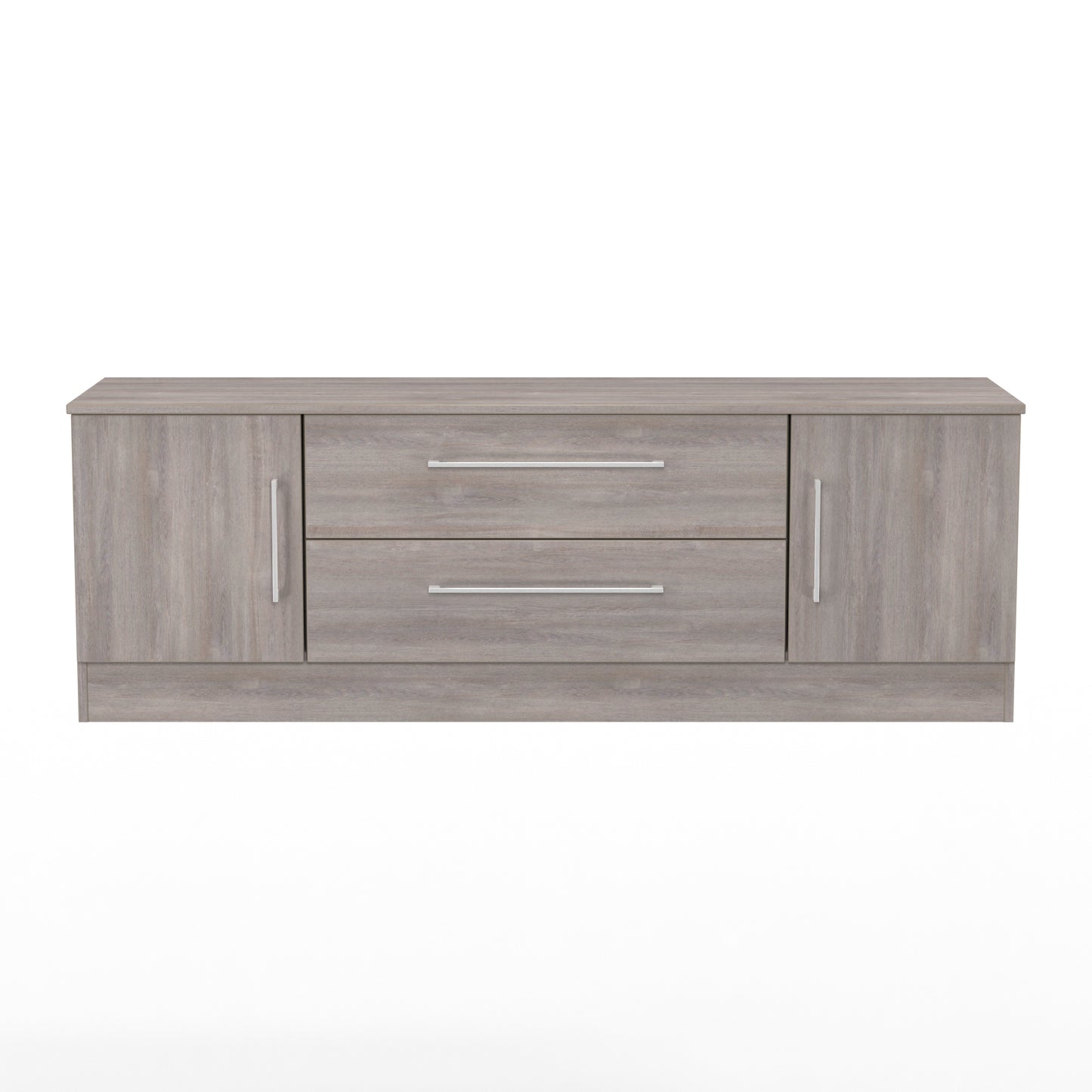 Worcester TV Unit Light Grey 2 Drawers 2 Doors 144cm