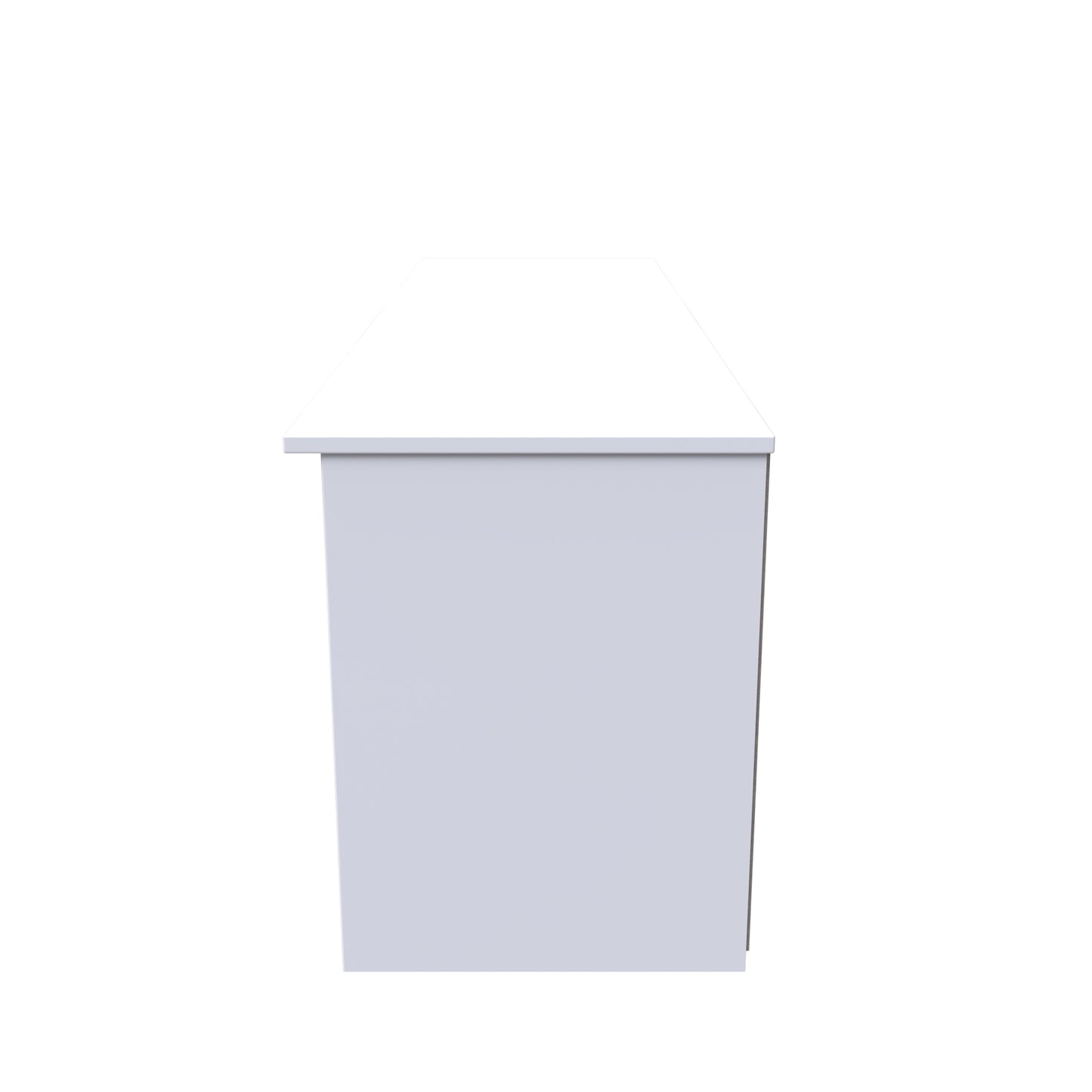 Worcester TV Unit Black & White 5 Shelves 1 Drawer 39cm