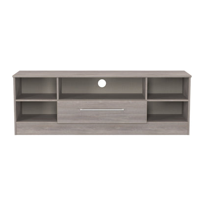 Worcester TV Unit Light Grey 5 Shelves 1 Drawer 39cm