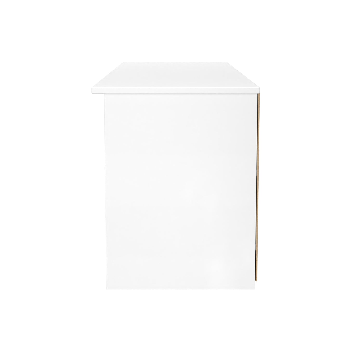 Worcester TV Unit White 5 Shelves 1 Drawer 39cm