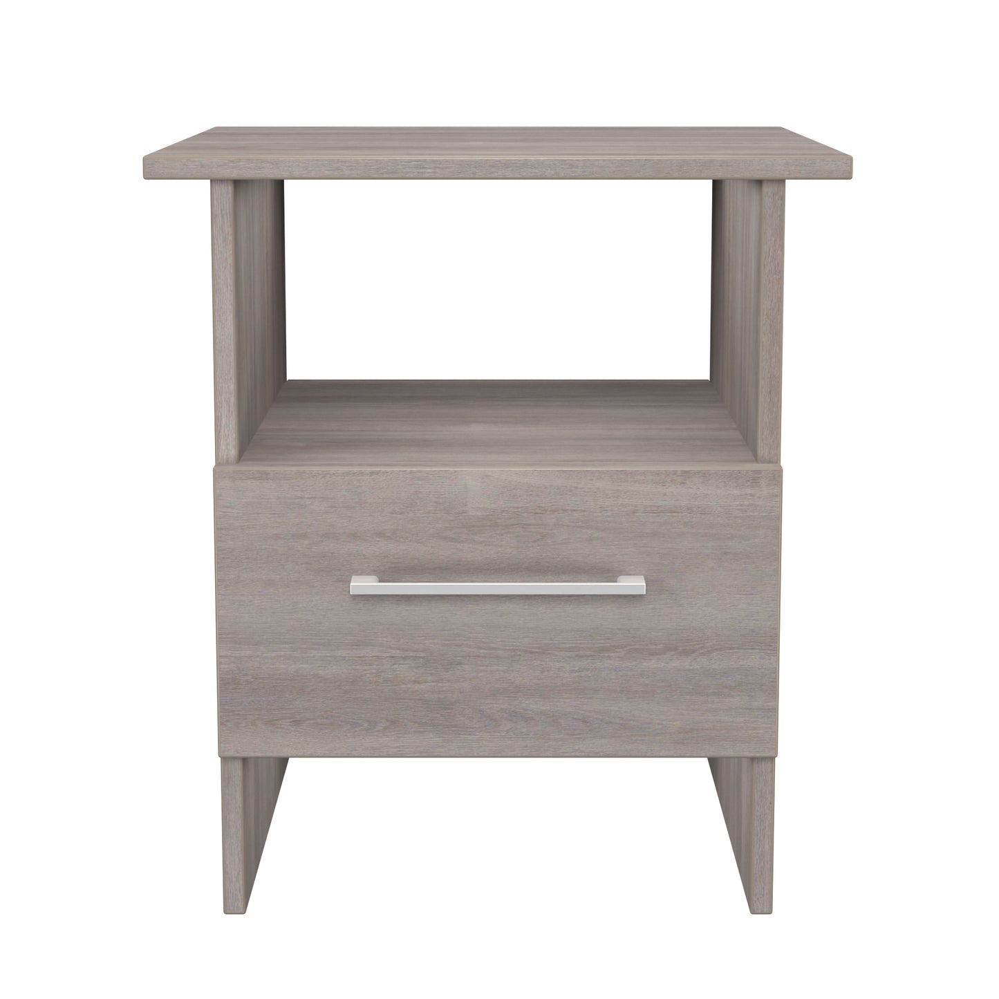 Worcester Side Table Light Grey 1 Shelf 1 Drawer 44cm