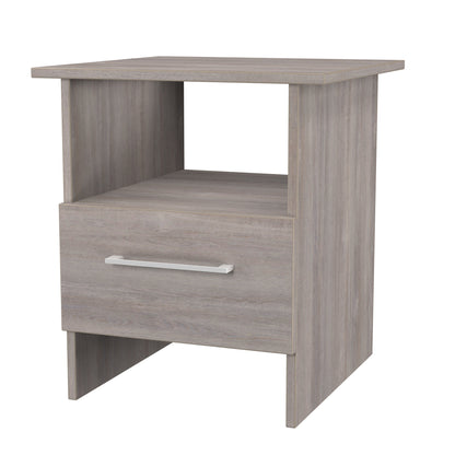 Worcester Side Table Light Grey 1 Shelf 1 Drawer 44cm