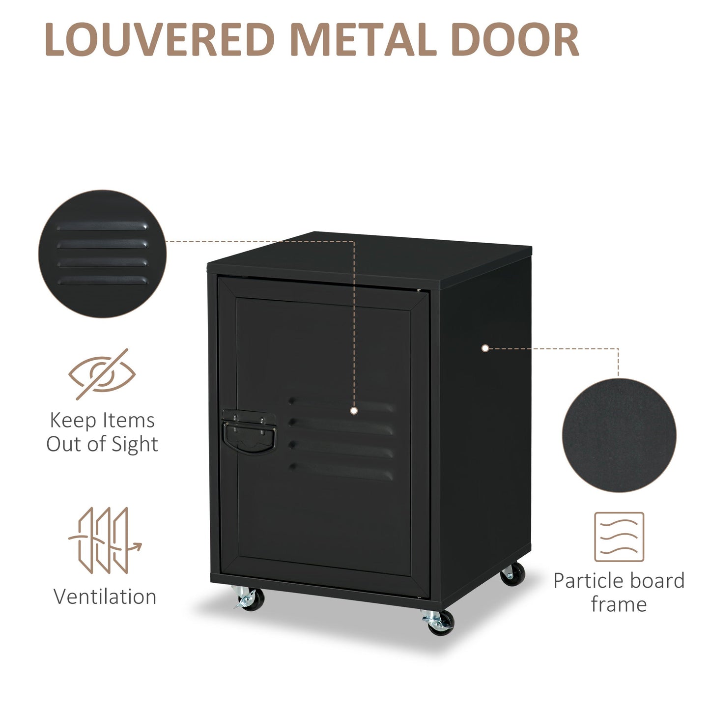 Industrial Bedside Table