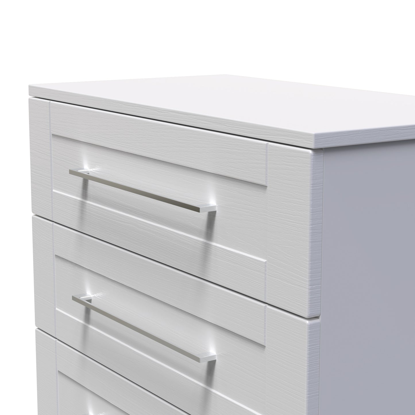 York Chest of Drawers Grey 3 Drawers 74cm