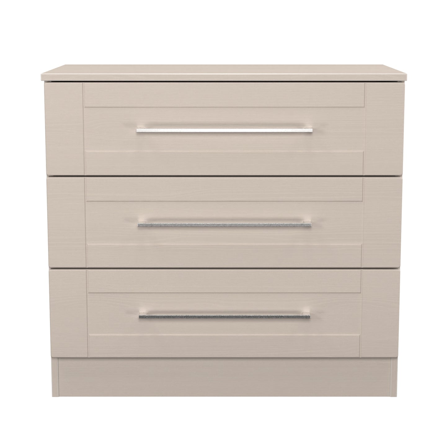 York Chest of Drawers Cream 3 Drawers 74cm