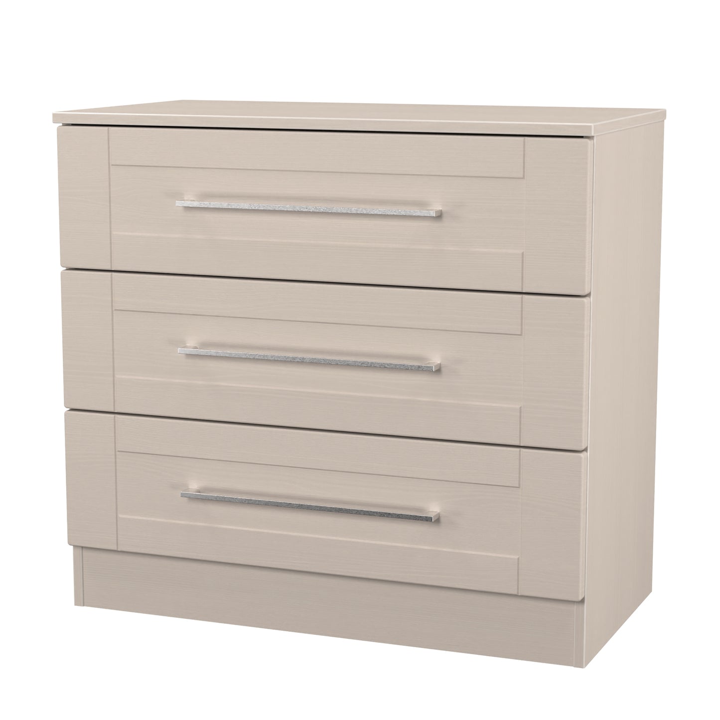 York Chest of Drawers Cream 3 Drawers 74cm