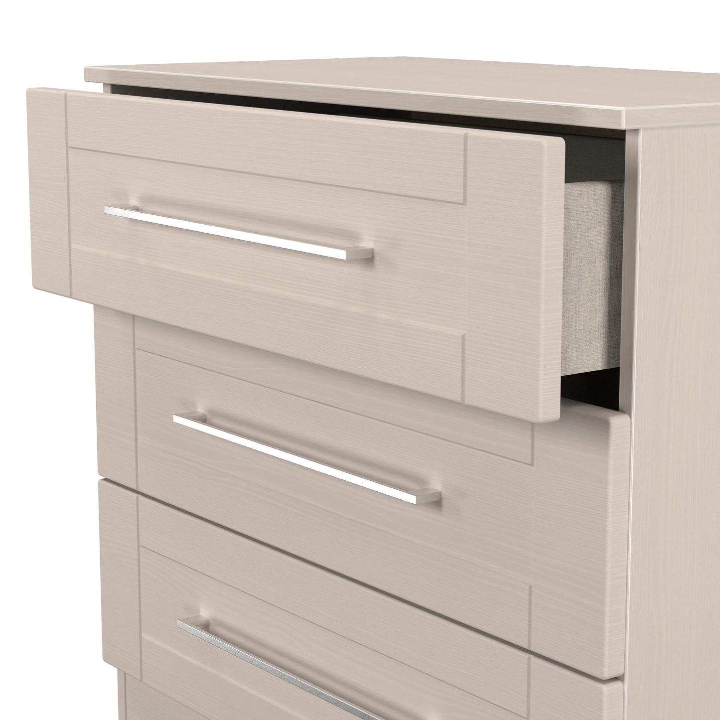 York Chest of Drawers Cream 3 Drawers 74cm