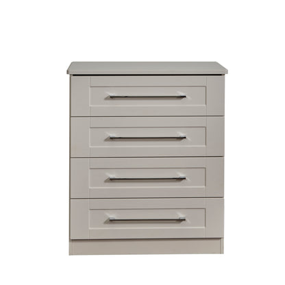 York Chest of Drawers Cream 4 Drawers 74cm