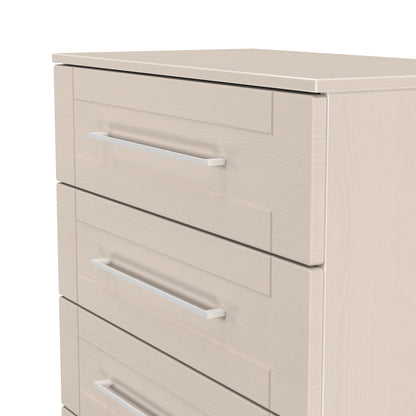 York Chest of Drawers Cream 4 Drawers 74cm