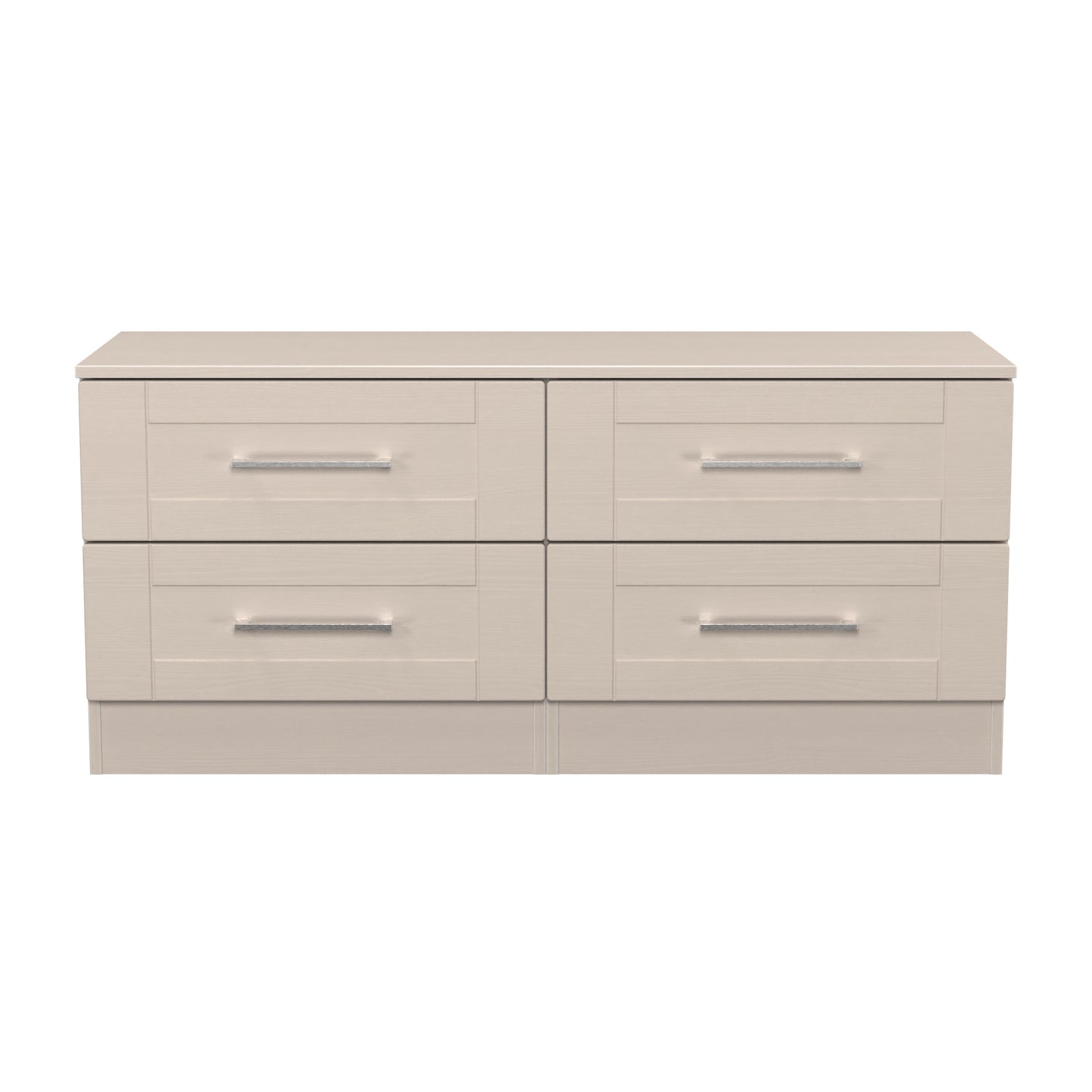 York Large Chest of Drawers Cream 4 Drawers 110cm