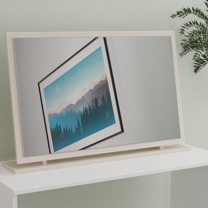 York Mirror  Cream 77cm