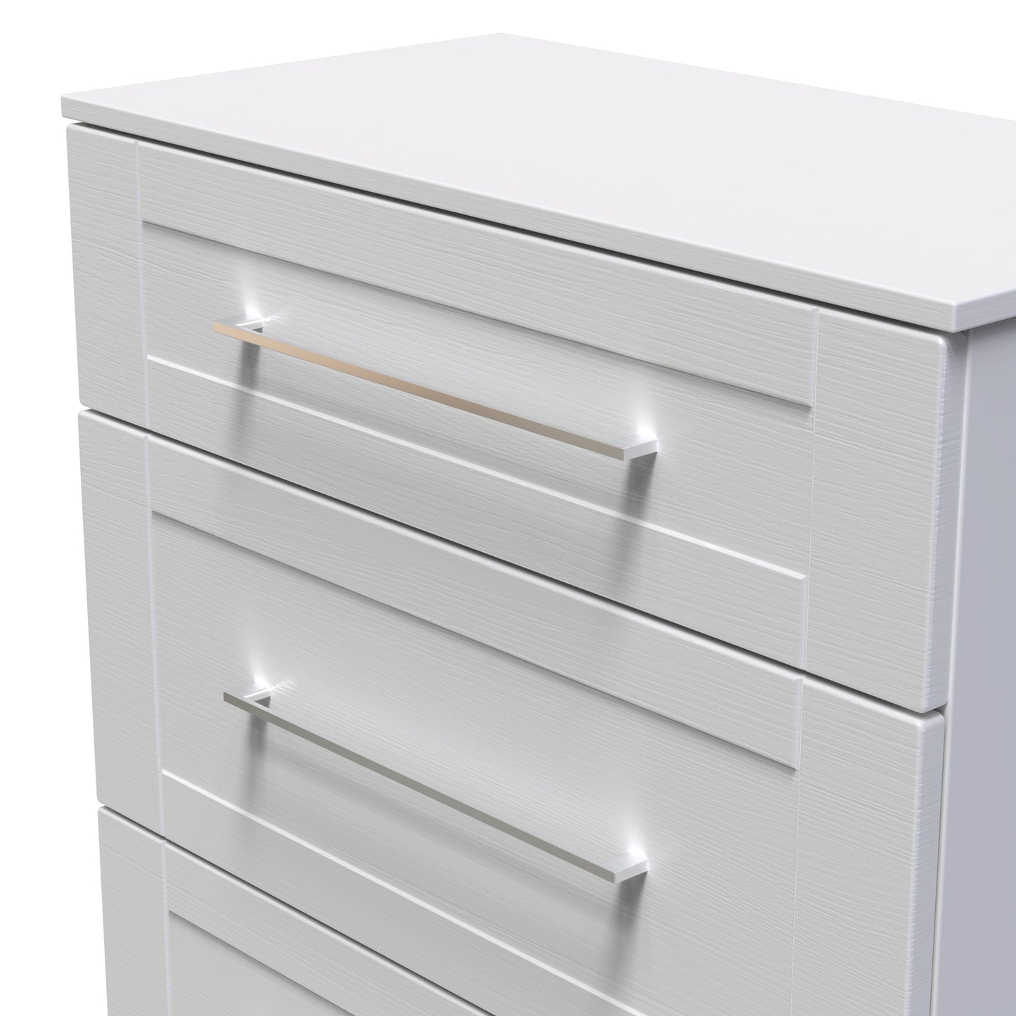 York Chest of Drawers Grey 3 Drawers 39cm