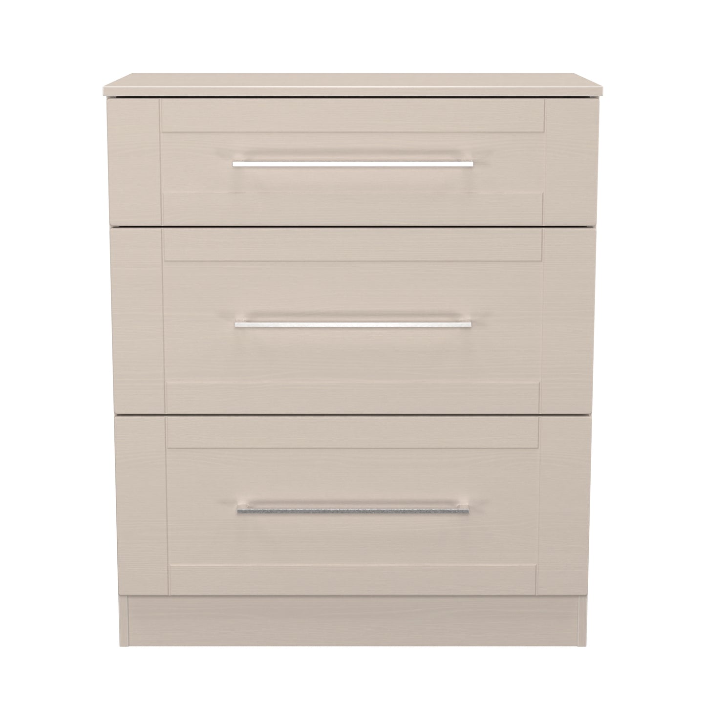 York Chest of Drawers Cream 3 Drawers 39cm