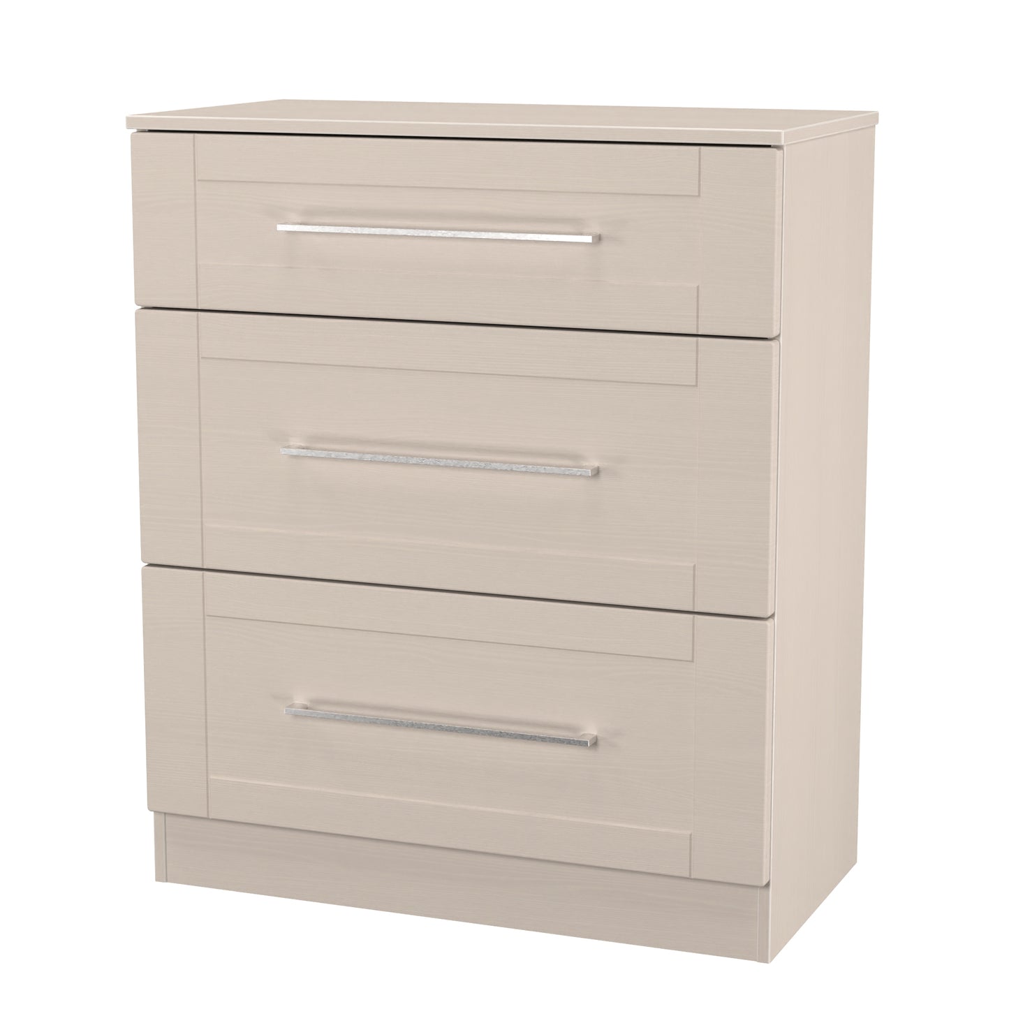 York Chest of Drawers Cream 3 Drawers 39cm