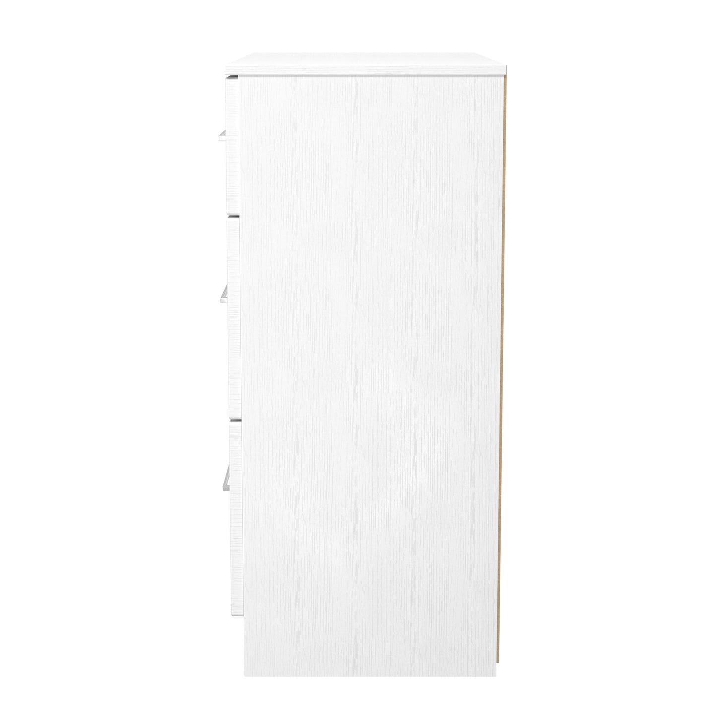 York Chest of Drawers White 3 Drawers 39cm