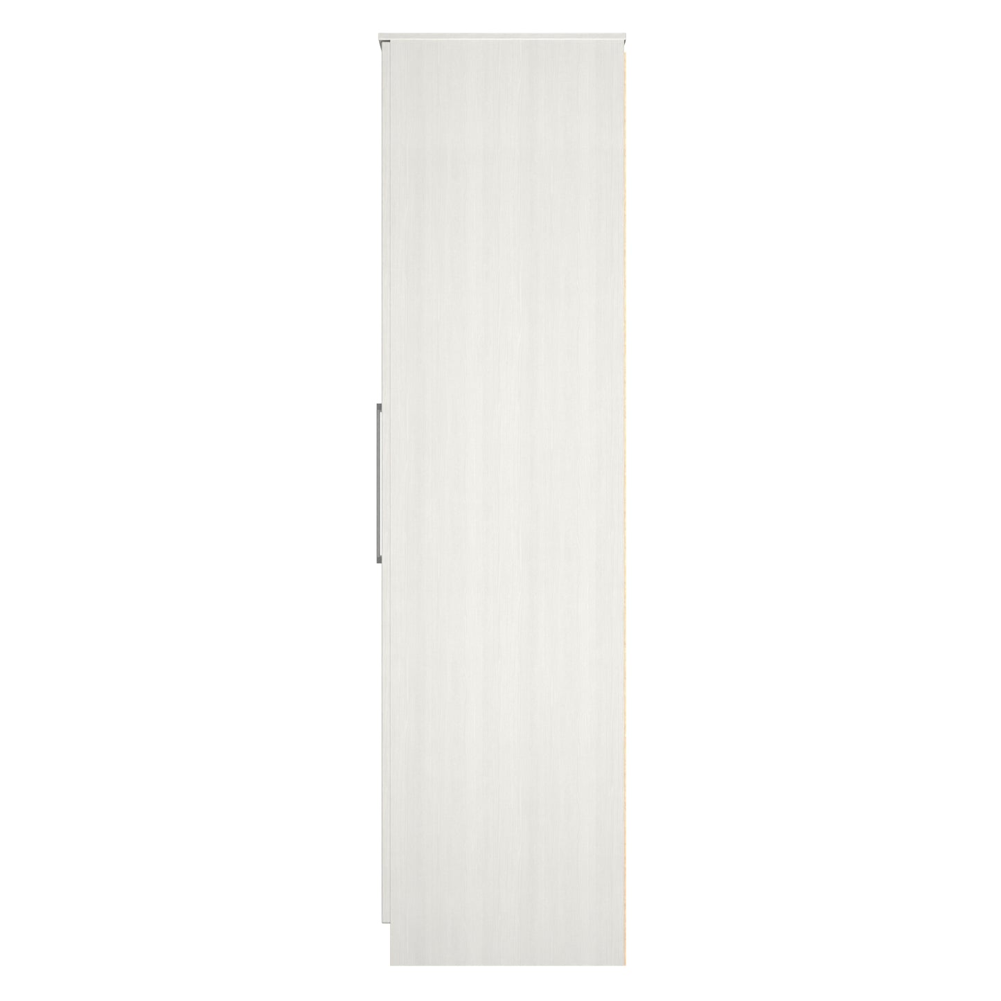 York Tall Wardrobe Grey 2 Doors 1 Shelf 74cm