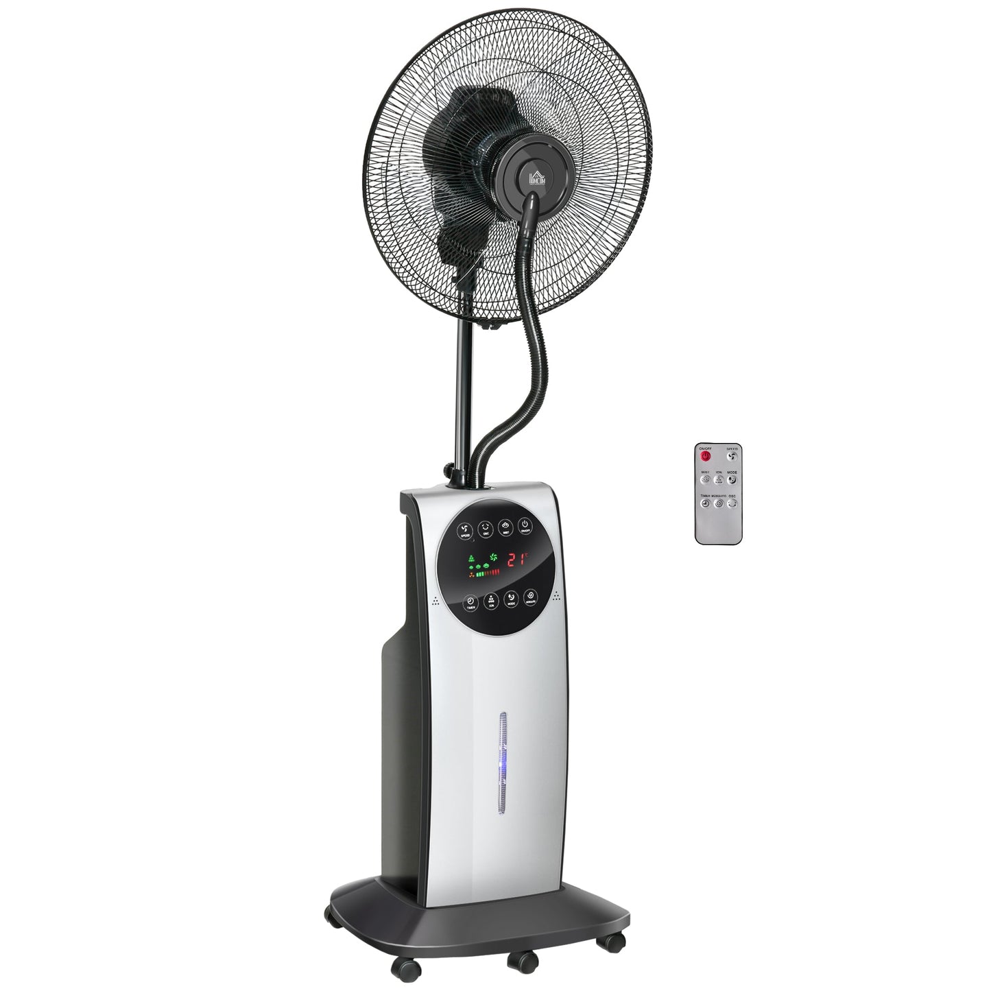 Pedestal Fan with Water Mist Spray