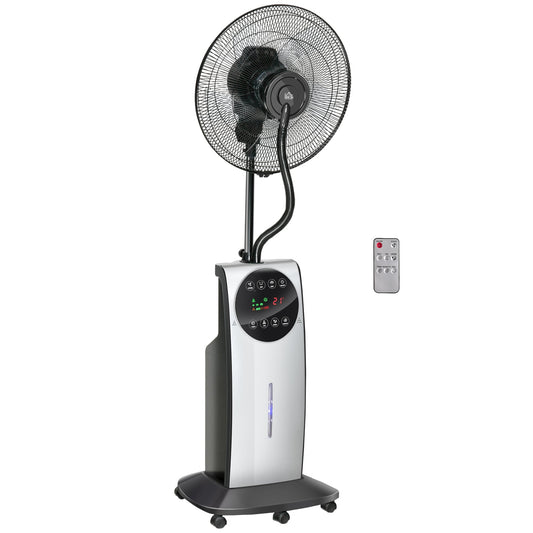 Pedestal Fan with Water Mist Spray