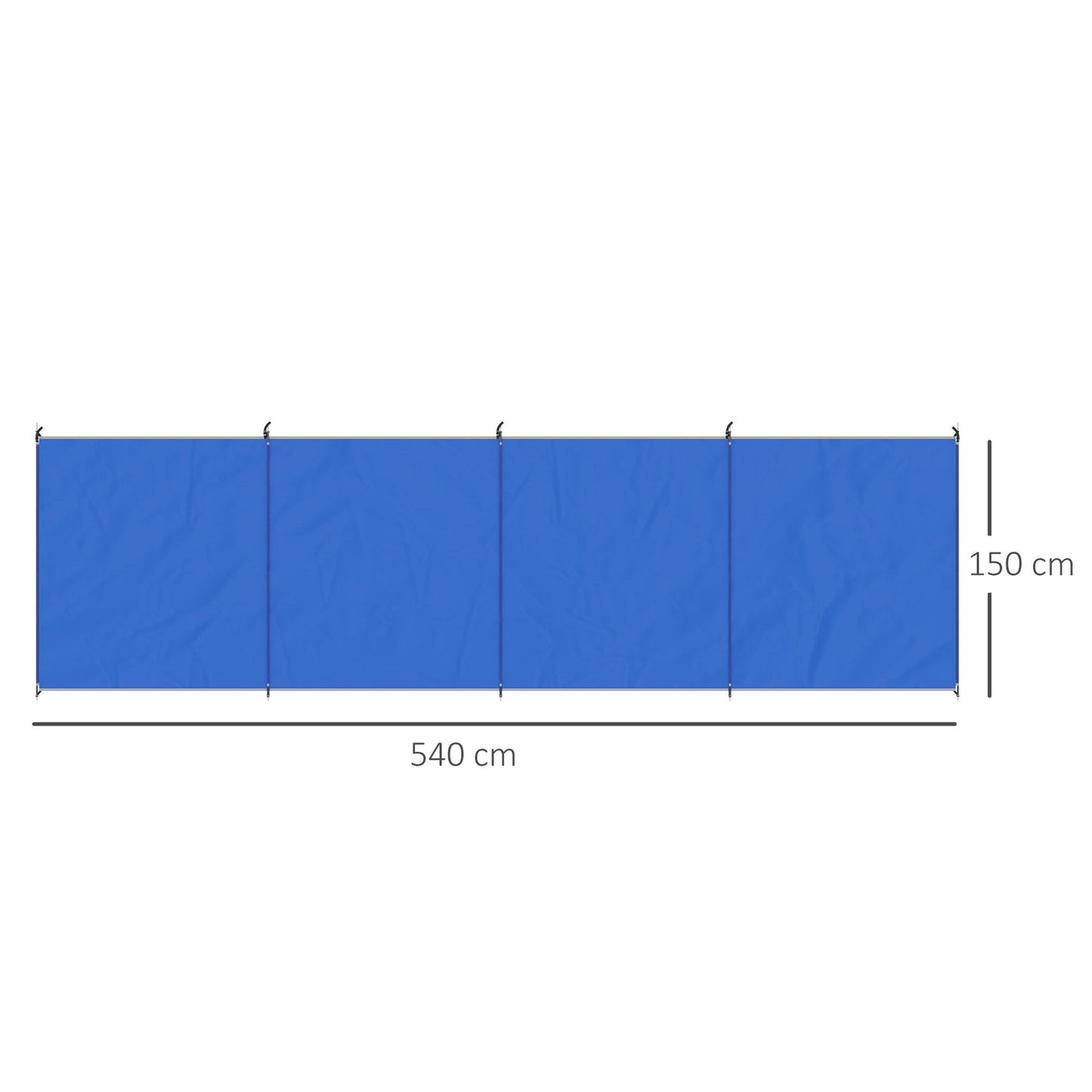 Outsunny 5 Pole Camping Windbreaks