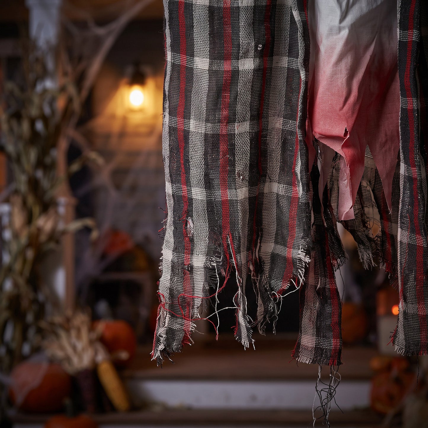 Animated Hanging Zombie Halloween Decoration - 110cm