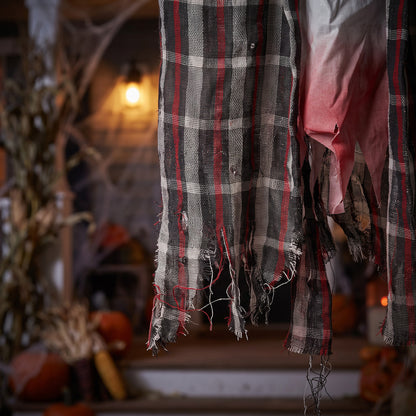Animated Hanging Zombie Halloween Decoration - 110cm