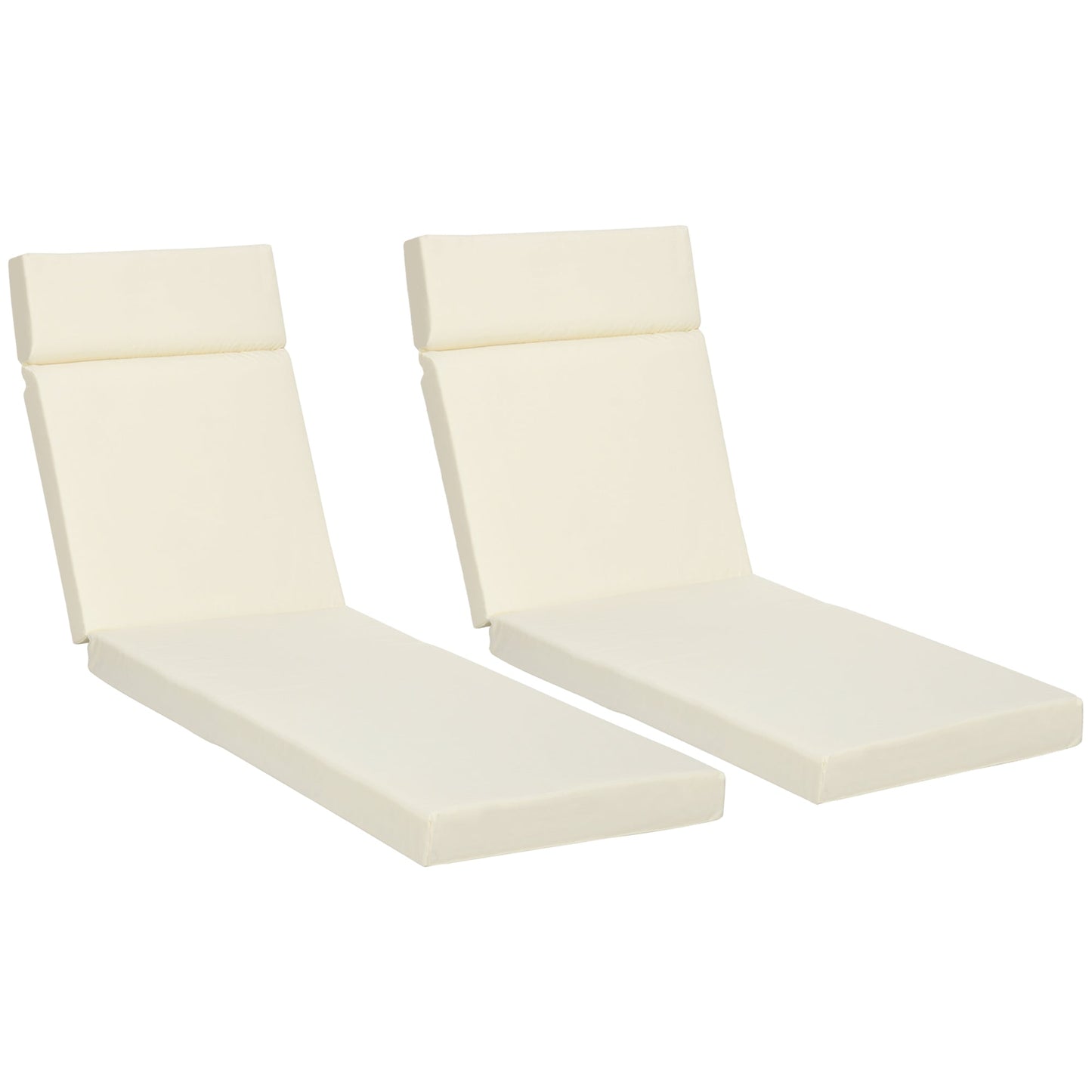 Set of 2 Sun Lounger Cushions Primary Image