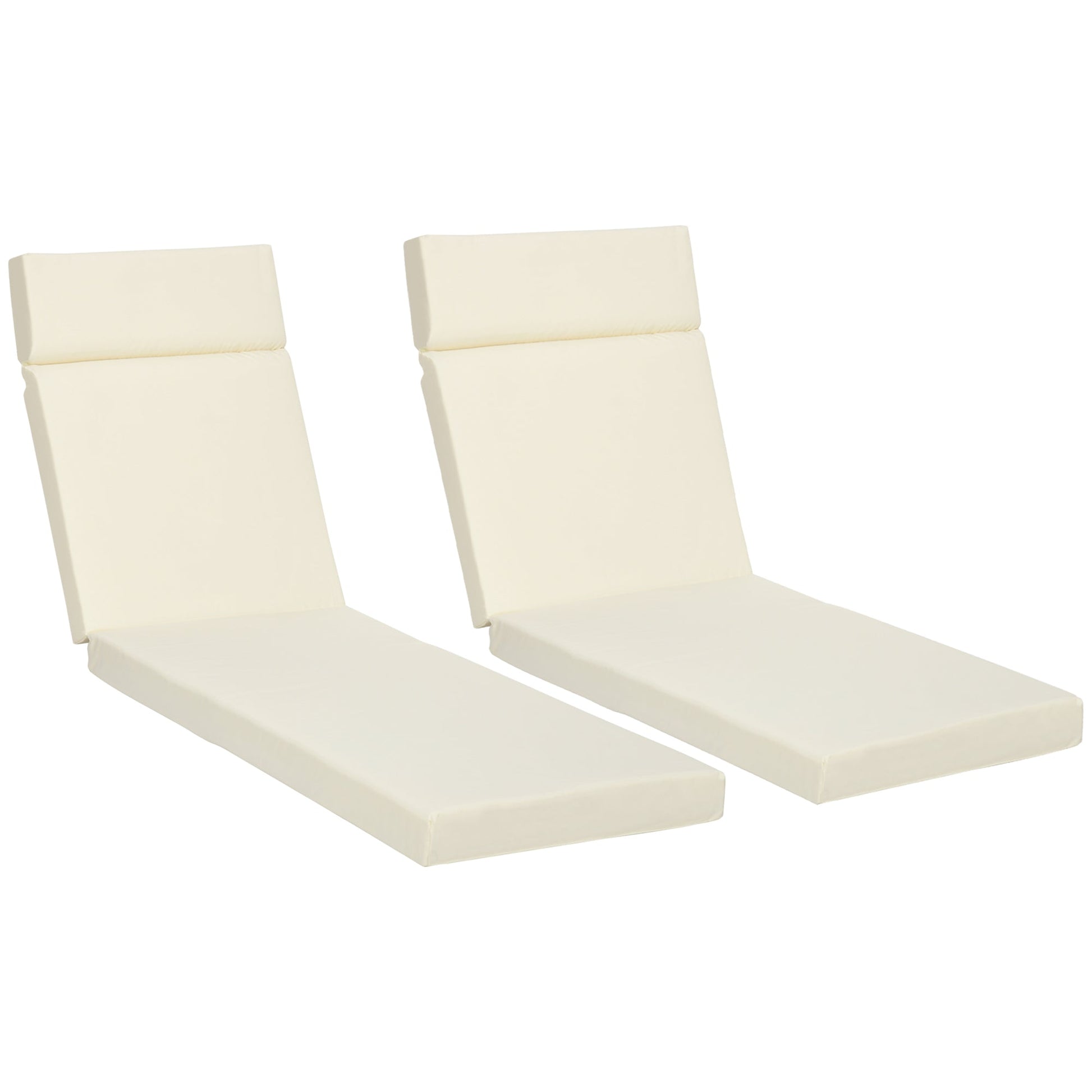 Set of 2 Sun Lounger Cushions Primary Image