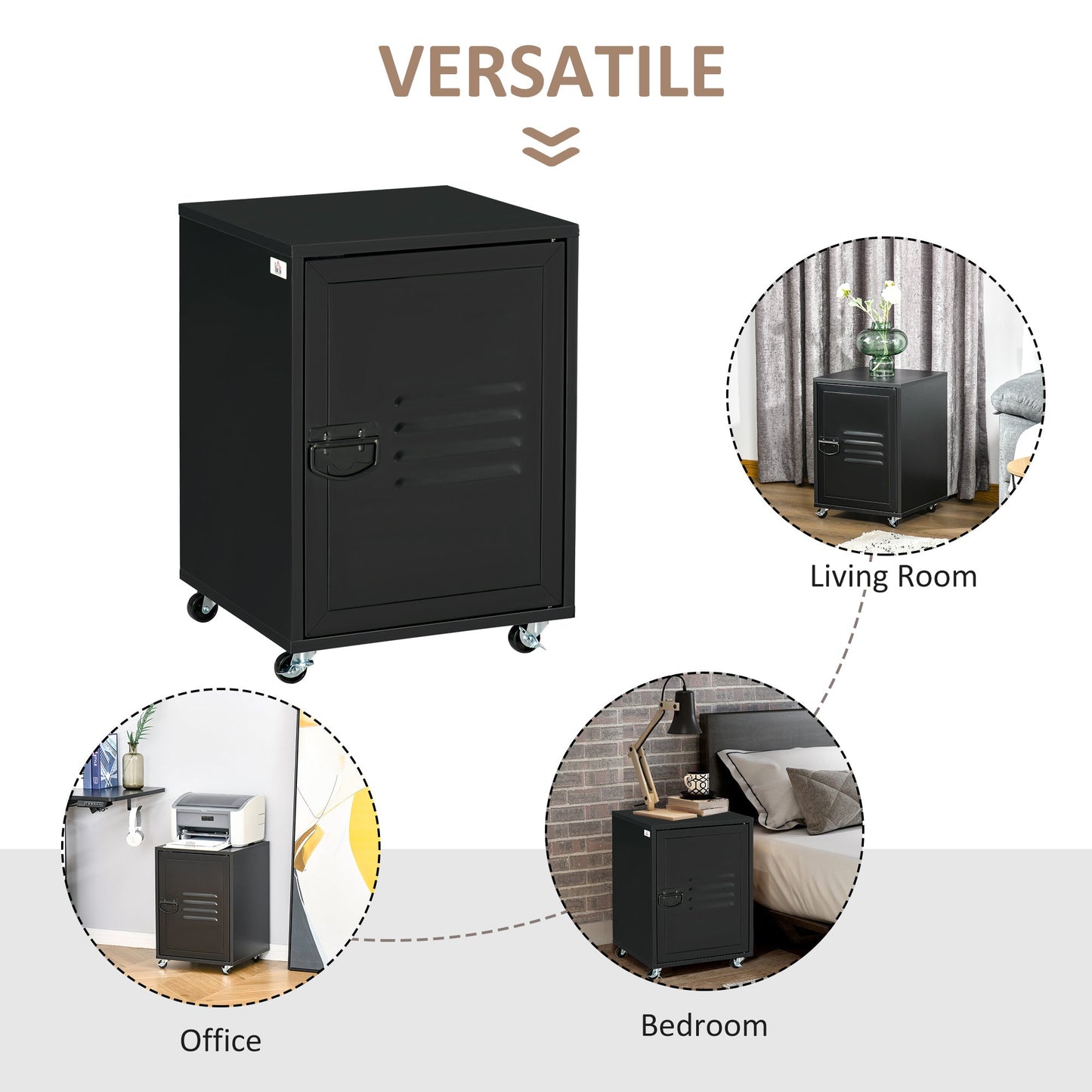 Industrial Bedside Table