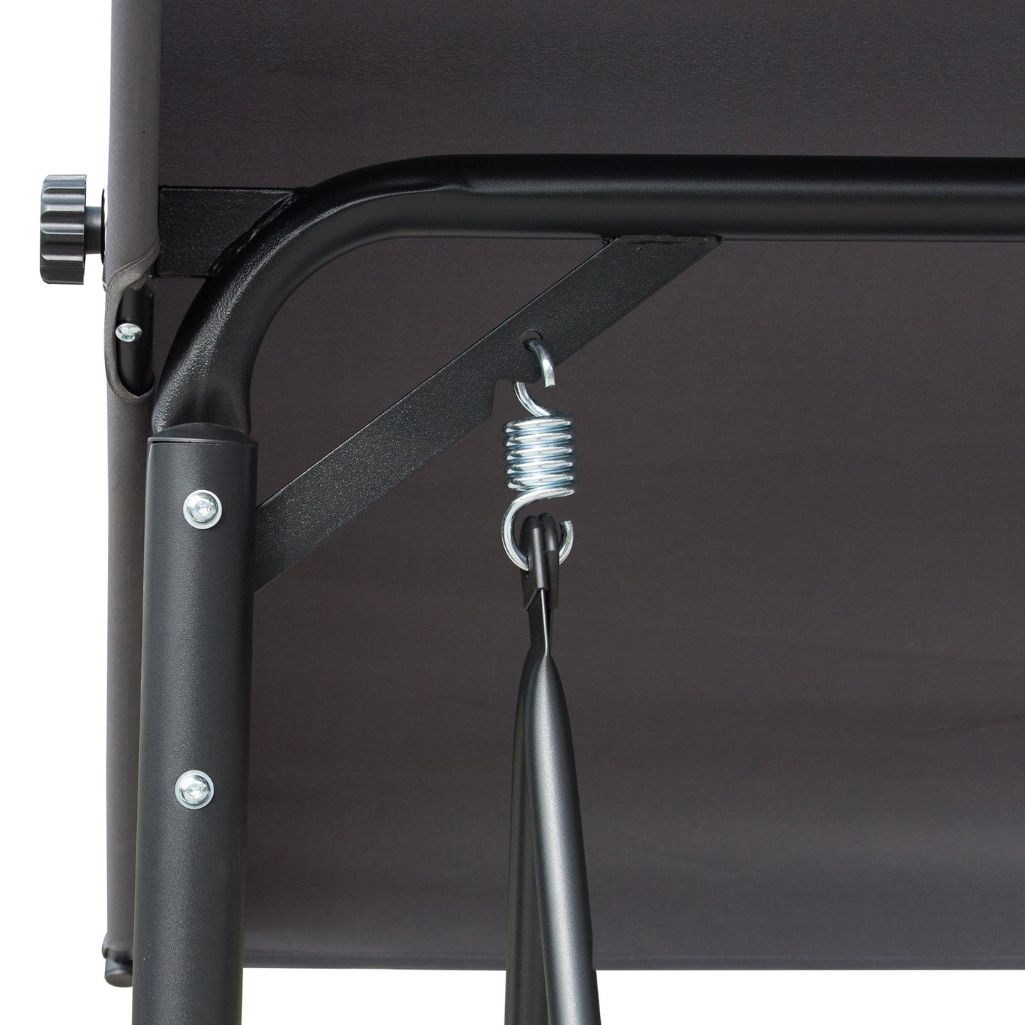 3 Person Outdoor Patio Porch Swing Chair with High Back Design