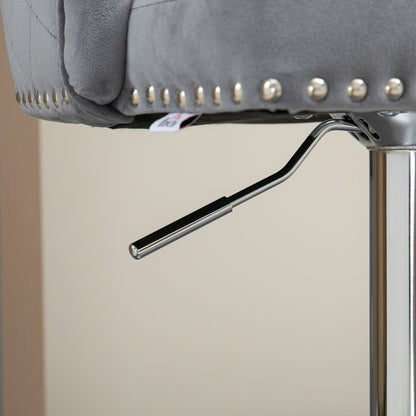 Modern Adjustable Bar Stools Set of 2