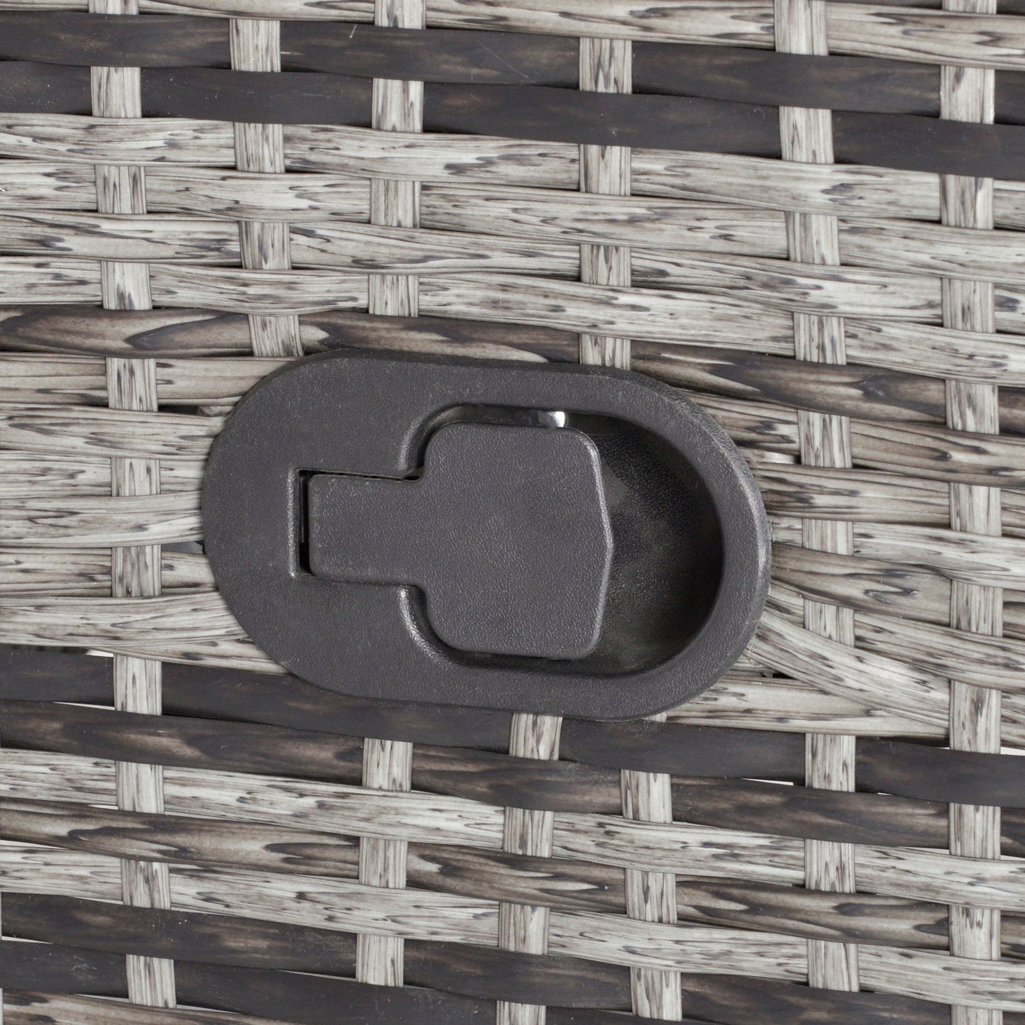 2 Seater Patio Rattan Wicker Chaise Lounge Sofa Set w/ Cushion for Patio Yard Porch