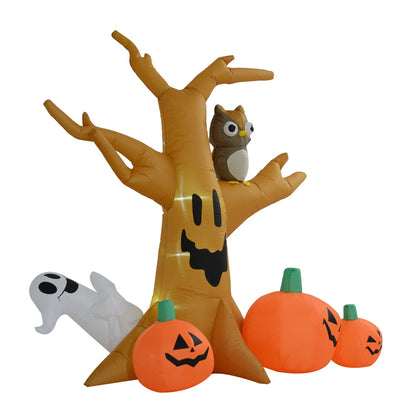 Halloween Inflatable Tree W/Pumpkins LED Lights Primary Image