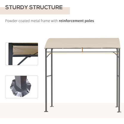 Outsunny 2.2 x 1.5 m BBQ Grill Gazebo Tent
