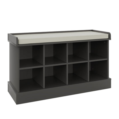 Kempton Shoe Storage Grey 12 Shelves
